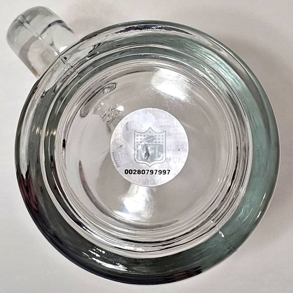 NFL New England Patriots Team Beer Stein Glass Mug - Picture 7 of 14